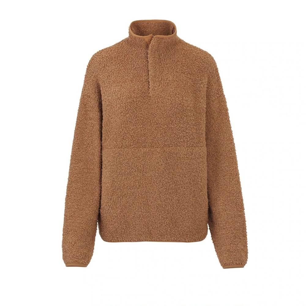 SKIMS COZY KNIT PULLOVER - Camel